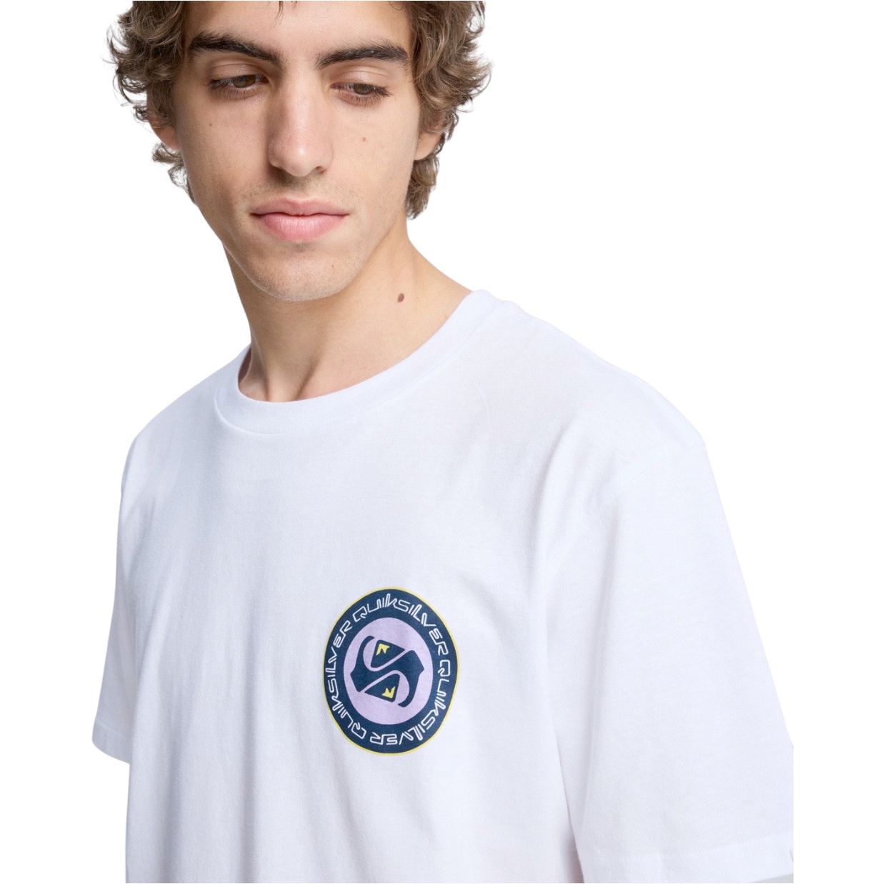 2026 Quiksilver Mens EV Duality T-Shirt EQYZT08290 - White